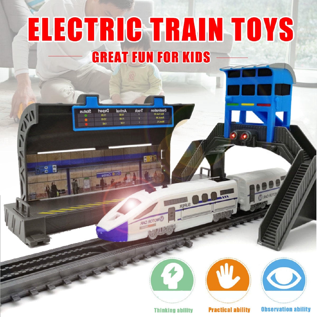 electric train track set