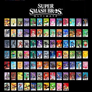 88PCS Full Set Super Smash Bros Ultimate Amiibo - 任天堂明星大乱斗Amiibo Switch SSBU Amiibo