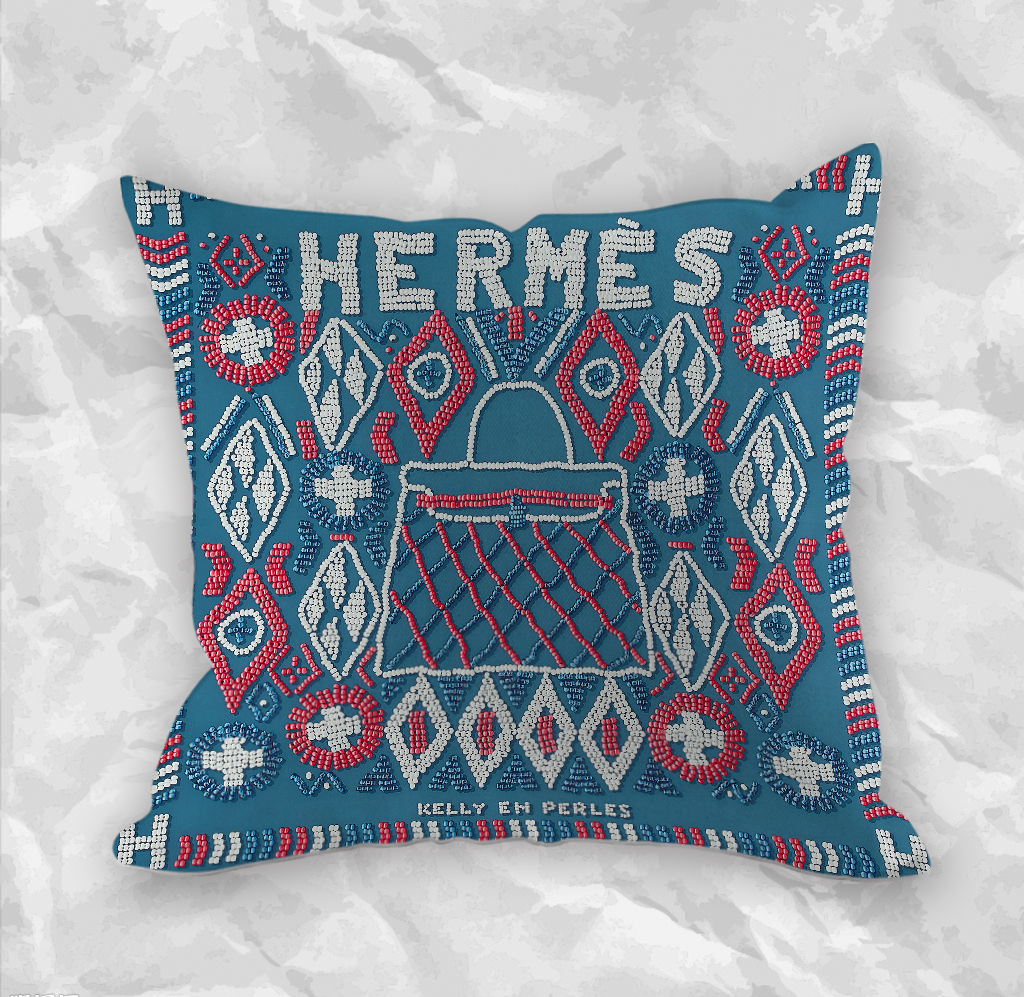Hermès Decorative Zippered Pillow Case Creative Pillowcases Sofa Pillow Case Car Cushion Home