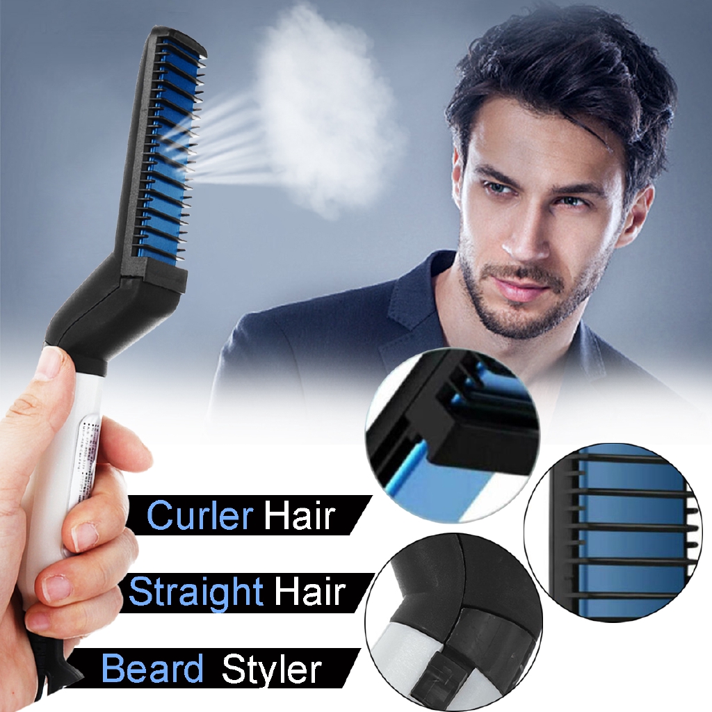 Meco Multifunctional Hair Straightener Comb Curling Electric Brush