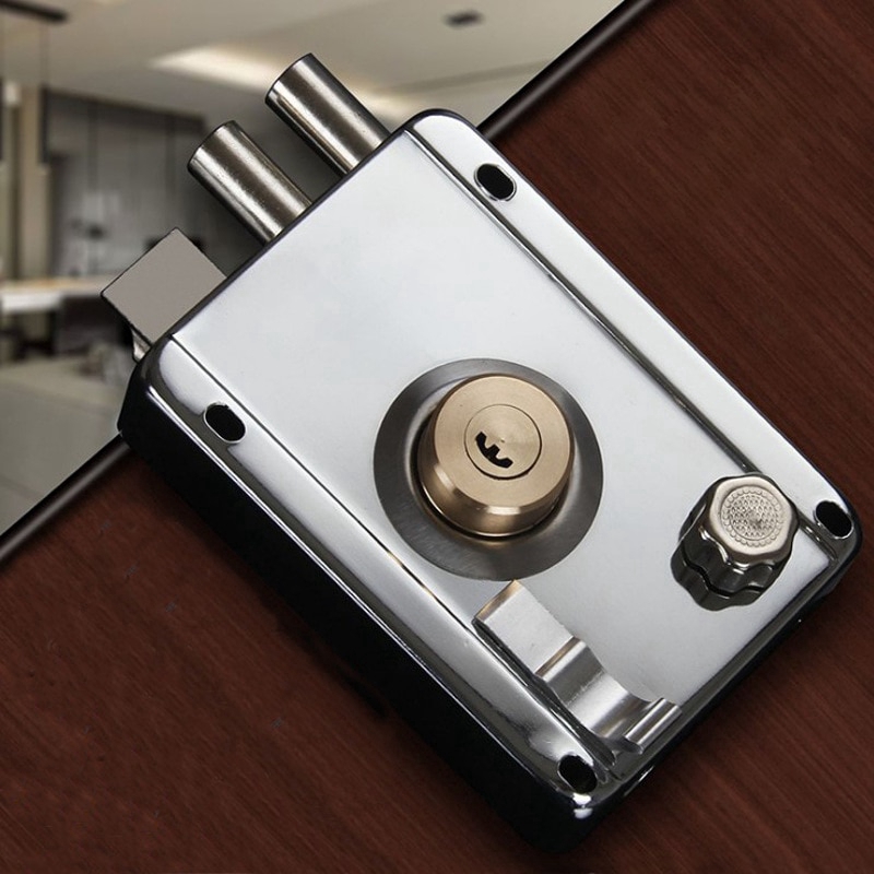 Exterior Iron Door Locks Security Antitheft Multiple