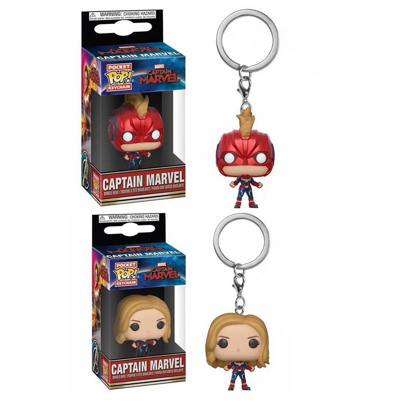 captain marvel pop keychain