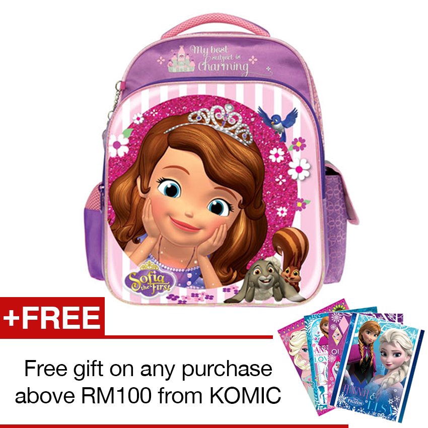 princess sofia school bag