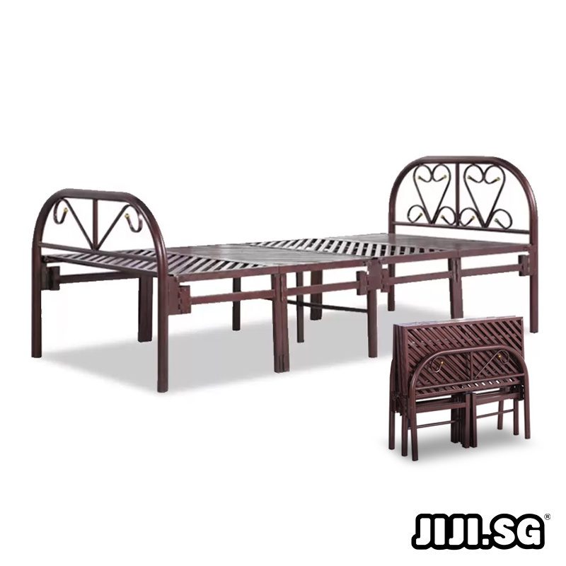 (JIJI SG) Callum Heavy Duty 4Fold Bed Frame (Single) / Foldable