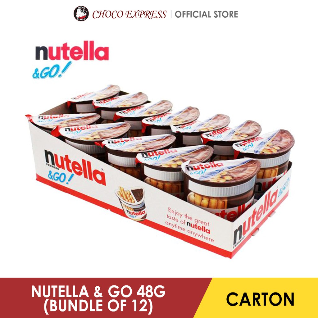 Nutella &amp; Go 48g (12pcs/Outer) / Product of Italy | Shopee Singapore