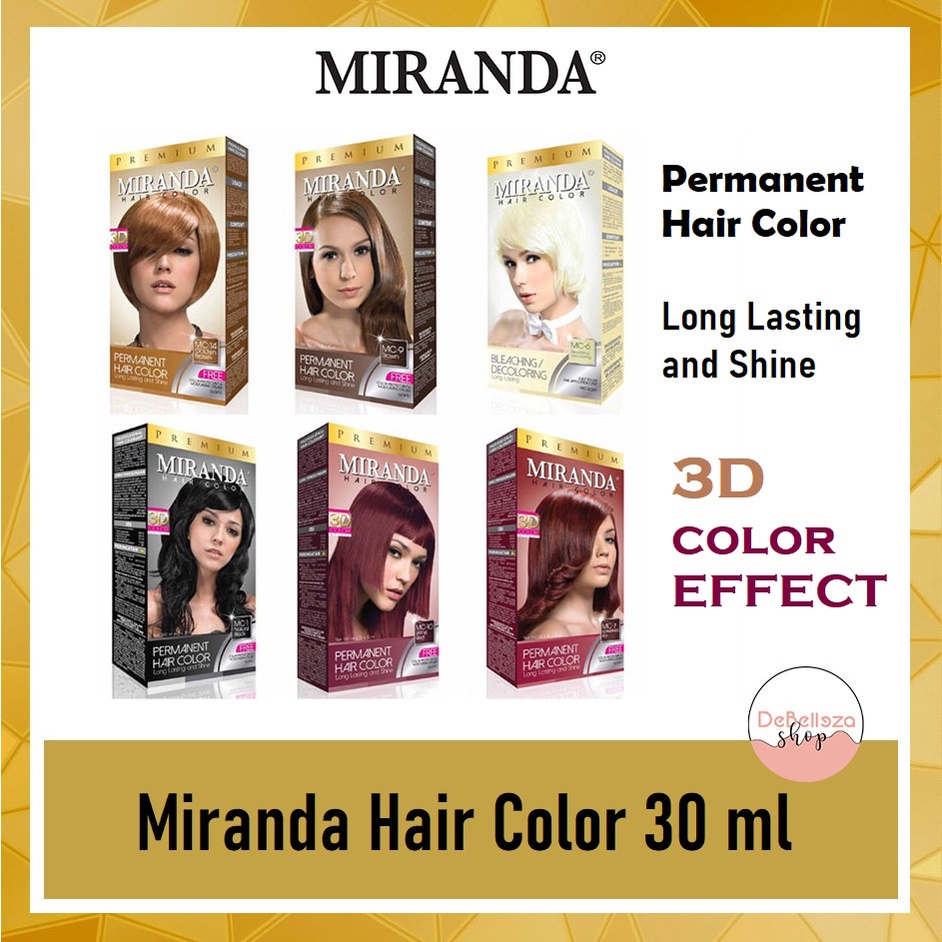 Miranda Permanent Hair Color - 3D Permanent Hair Polish | Shopee Singapore