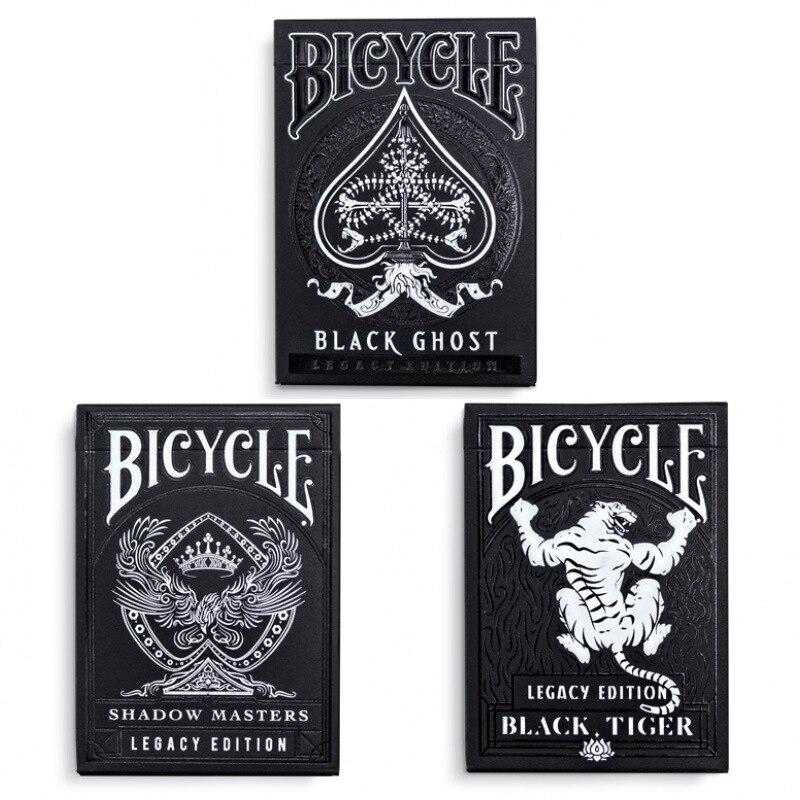 Bicycle Black Tiger Ghost Legacy Edition Playing Cards Ellusionist Shadow Monsters Deck Magic Card Games Magic Tricks Props Shopee Singapore