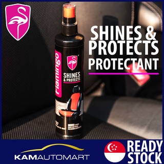 Flamingo Shines & Protects Protectant 118ml/295ml Car Care (KAM AUTO MART)