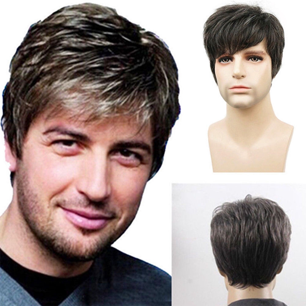 Layered Realistic Full Hair Styling Natural Black Men Soft