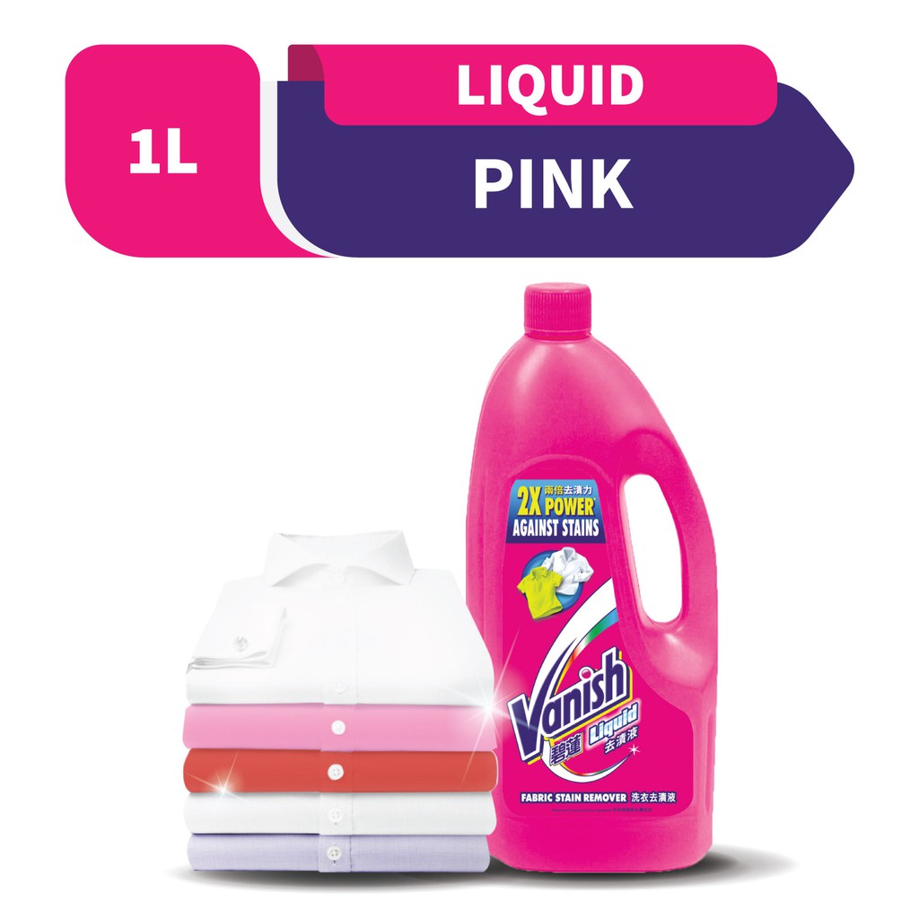 Vanish Liquid Laundry Fabric Stain Remover 1L Shopee Singapore