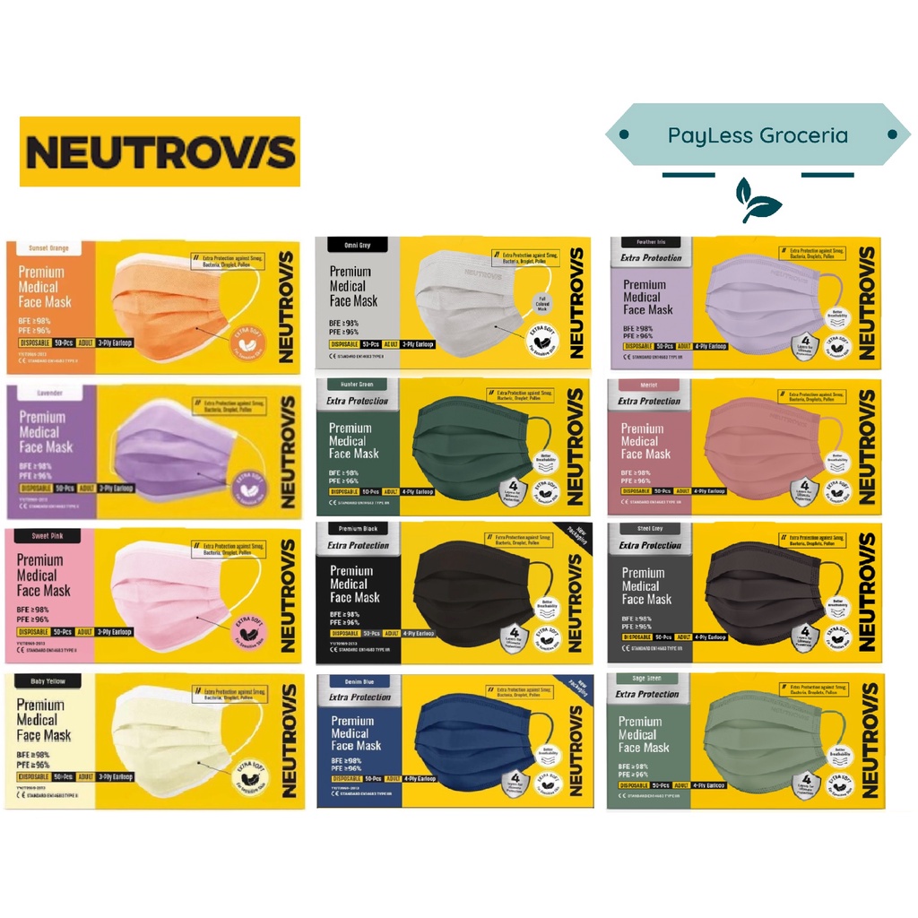 Neutrovis Premium 4PLY KF94 Denim Blue /Black / Hunter Green Adult