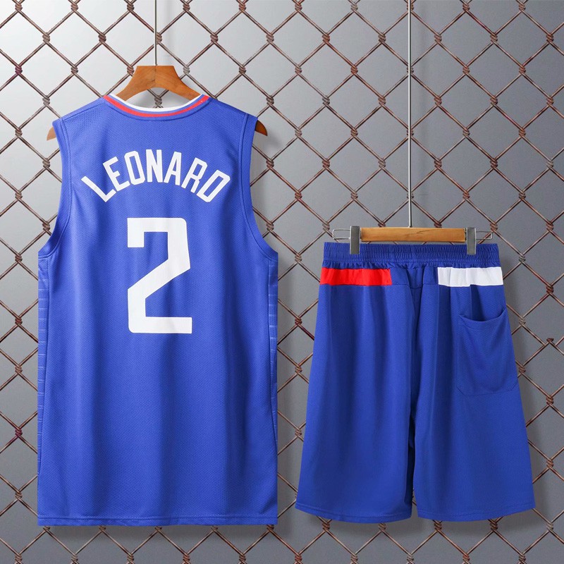 FILWS Basketball Jerseys Kawhi Leonard Childrens Basketball Uniform Set Men And Women Childrens Training Wear Sweat-absorbent Breathable Fan Sweatshirt