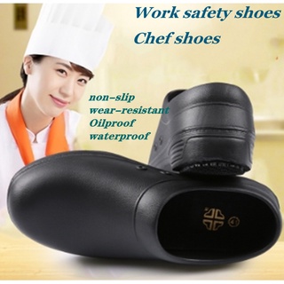 【Ready stock】men's women non-slip oilproof anti-skid doctor shoes kitchen work chef, men's shoes AYGW
