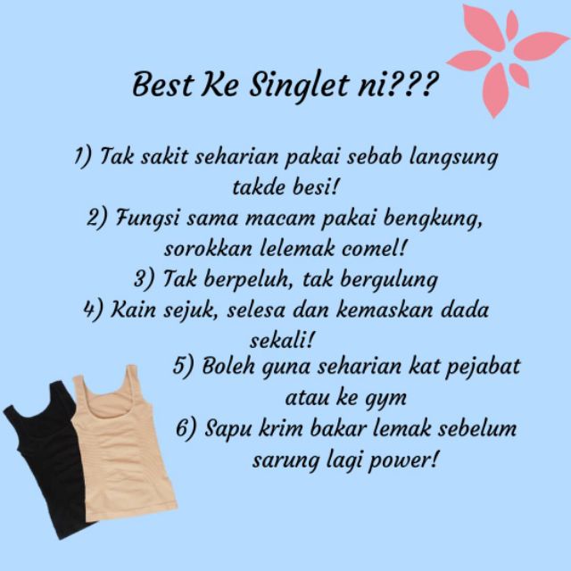 Shop Malaysia Annette Slimming Singlet Buncit Stomach Boroi Skinny Anti Buncit Slim Shopee Singapore