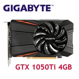 GIGABYTE GTX 1050Ti 4GB GPU Video Card 128Bit for nVIDIA Graphics Cards Geforce GTX 1050 Ti Hdmi VGA VideoCards Map GDDR5 Used CWSY
