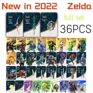 The Legend of Zelda Breath of The Wild Calamity Apocalypse Switch Amiibo Linkage Card 36 pieces/set Spiel Sammlung