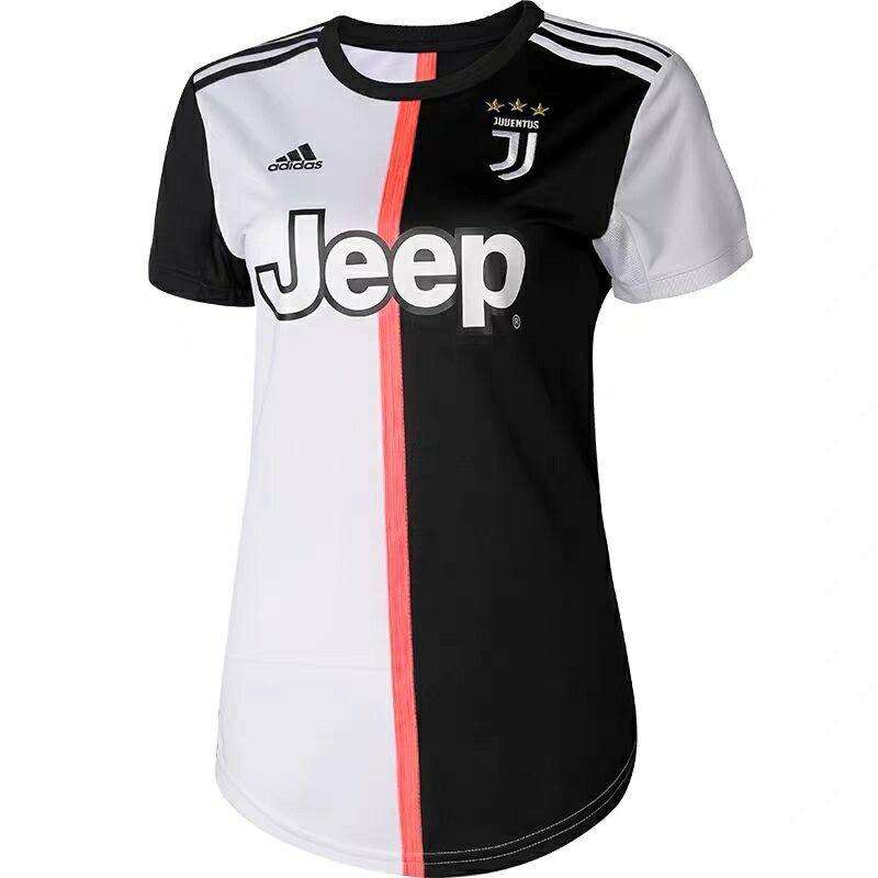 Black and White Women football jersey 