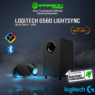 Logitech G560 Lightsync PC Gaming Speakers - 980-001304 (1Y)