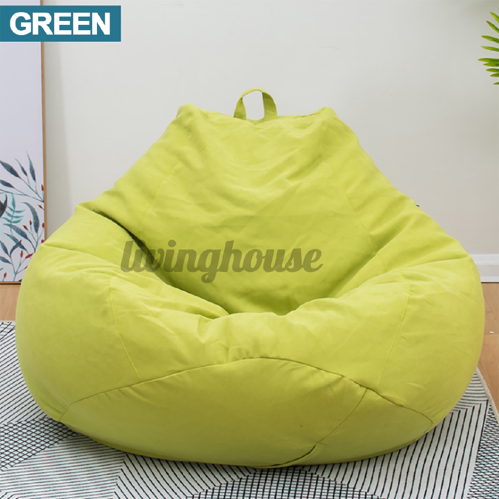 Available Luxury Large Bean Bag Cover Chair Sofa Cover Indoor Outdoor Game Seat Beanbag Cover Adults Shopee Singapore