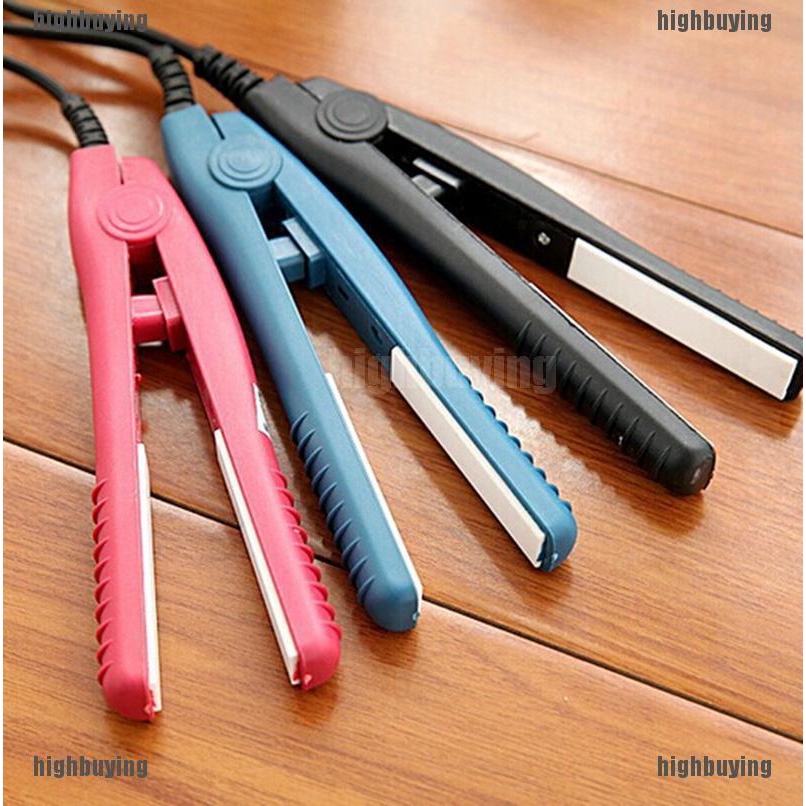 Professional Mini Travel Hair Straightener Flat Iron Perm Splint