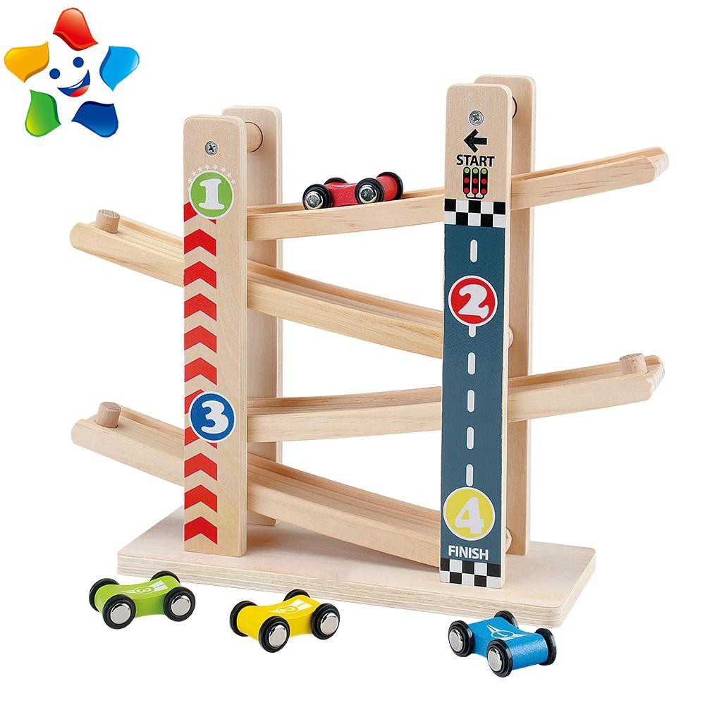 wooden race track