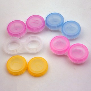 Image of Contact Lens Contactlens Case L+R Cases Storage Holder Soaking Container