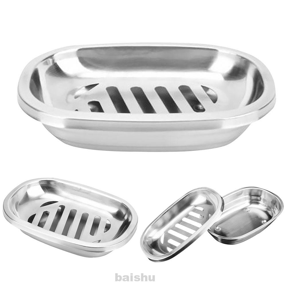 Large Stainless Steel Shower Bathroom Dispensers Mini Minimalist Holder Drainer Soap Box Shopee Singapore