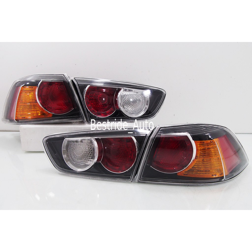 New Rear Tail Lamp Mitsubishi Lancer Evolution X Gt Proton Inspira Tail Lamp 2007 2017 Lamp Lights Lampu Belakang Set Shopee Singapore