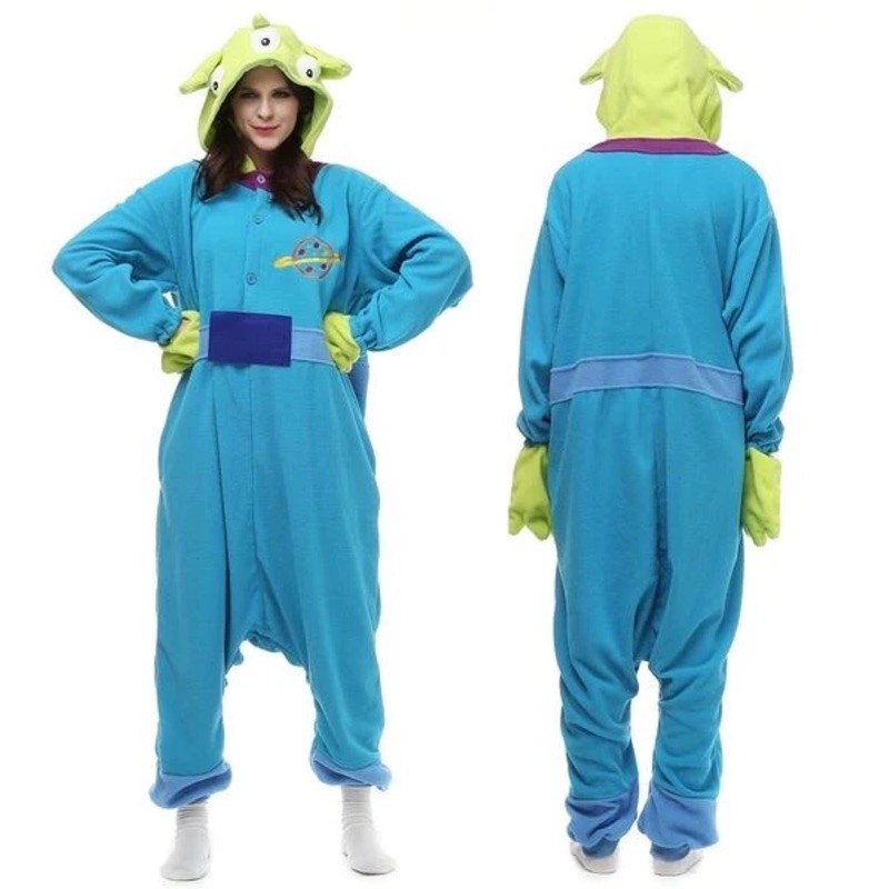 Toy Story Little Green Men Alien Disney Character Overall Kigurumi Onesie Pajamas  Sleepwear Costume (Adult/ Unisex) | Shopee Singapore