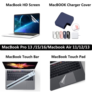 (All models) Macbook accessories mac pro13/15/16 macbook air11/12/13 screen protector /silicone charger cover /touch pad
