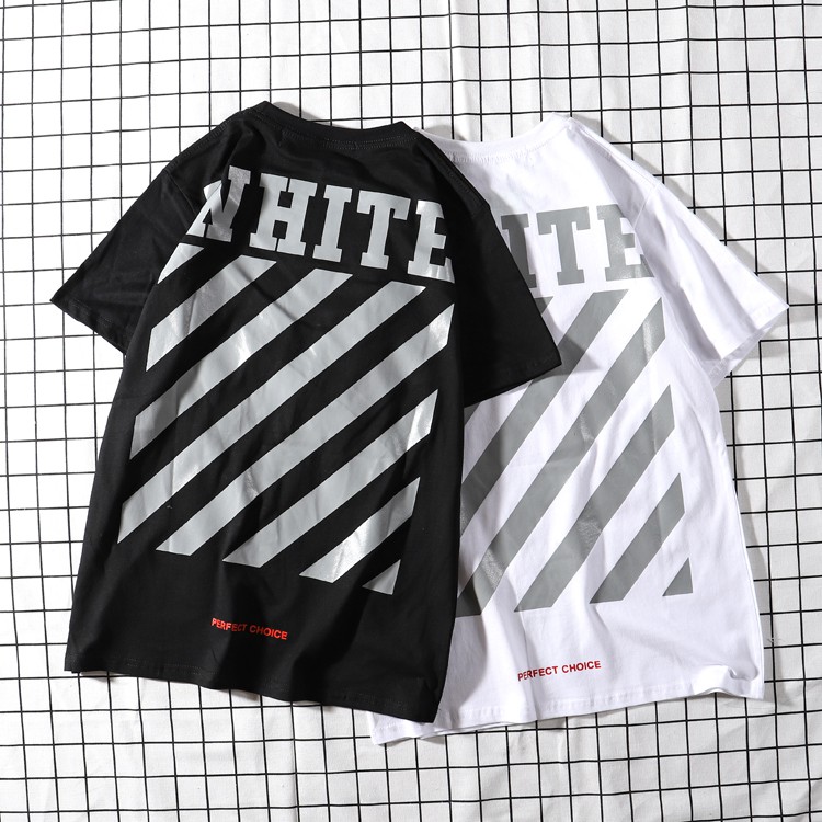Sportlife Off White Back Reflective Zebra Crossing Tshirts Shopee Singapore - zebra supreme shirt roblox