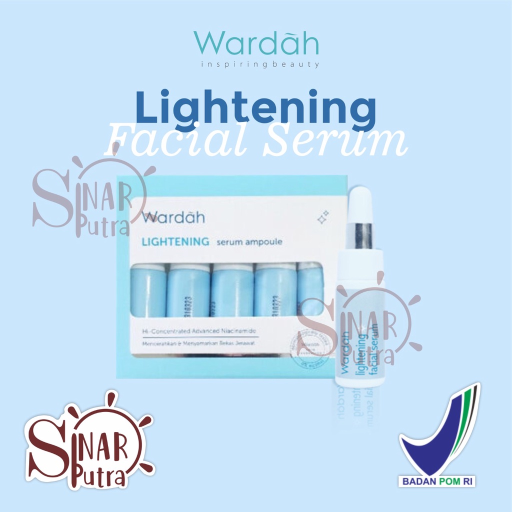 Serum wardah ampoule lightening