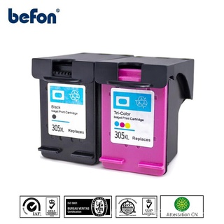 befon 305XL Refilled Ink Cartridge Replacement for HP 305 XL HP305 DeskJet 2710 2720 4110 4120 4130 ENVY 6010 6020 6030 6420