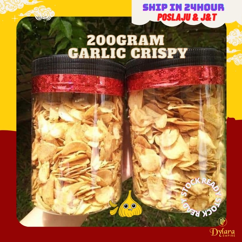 Shop Malaysia Crispy Garlic 200g Bawang Putih Goreng Bawang Putih Crispy Garlic Crispy 大蒜脆皮 大蒜 Shopee Singapore