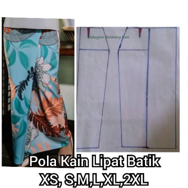Batik Fold Pattern Shopee Singapore
