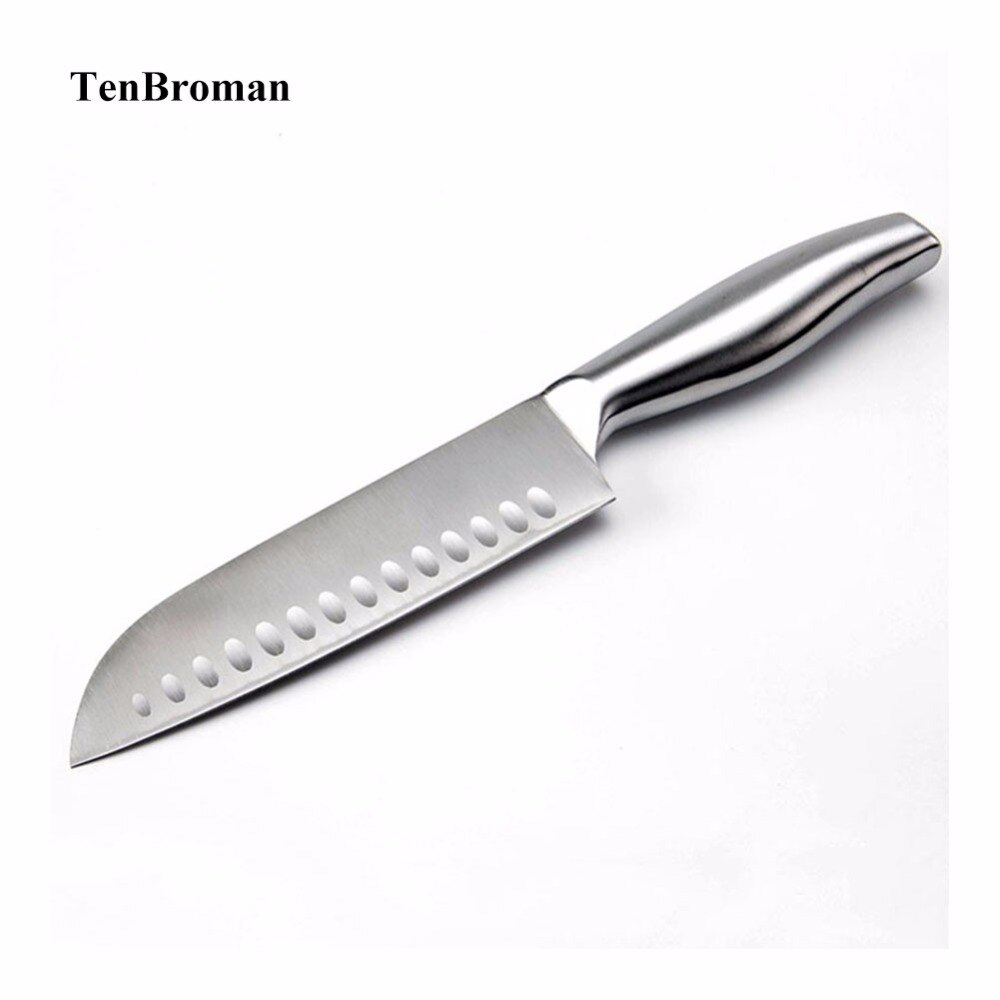 Tenbroman Kitchen Stainless Steel Japanese Style Chef Knife Cutting Knife Meat Fruit Vegetable Knives Shopee Singapore