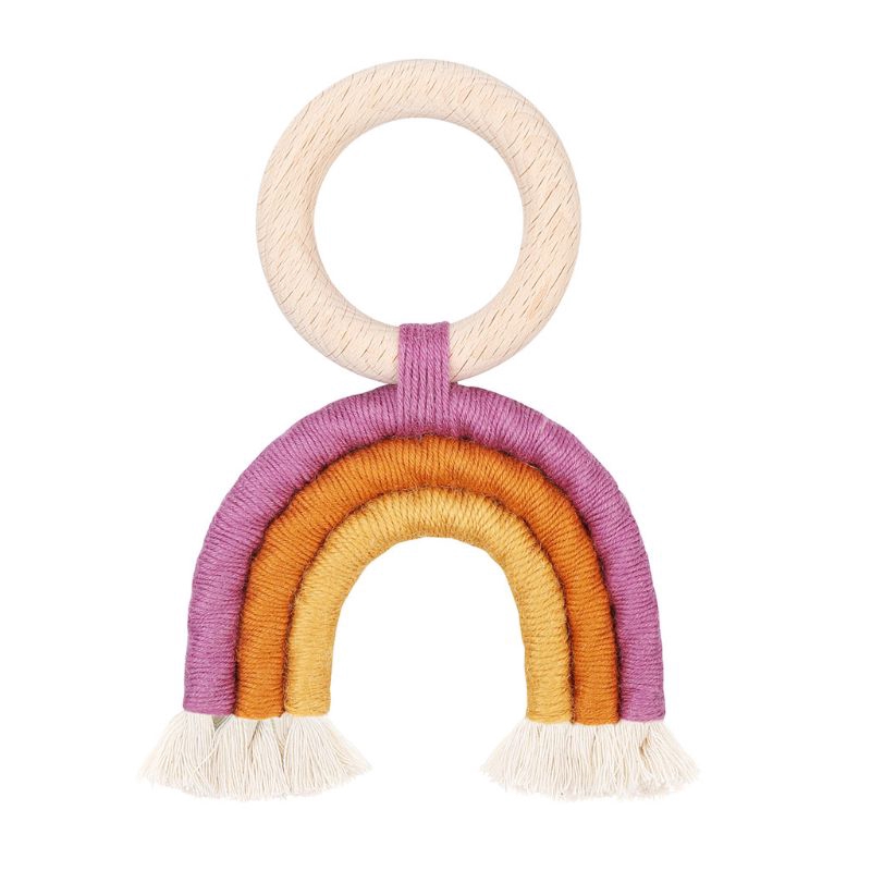 OMG* Rainbow Teething Toys Safe Organic 