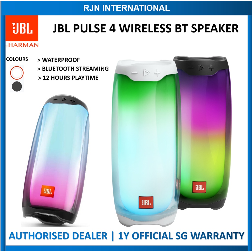 JBL Pulse 4 Wireless Waterproof Bluetooth Speaker Long battery life