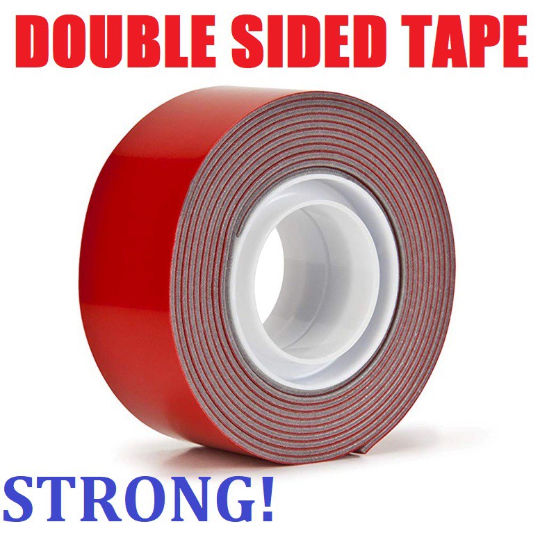 Double Sided Foam Tape Mounting Tape Strong Heavy Duty 12mm 18mm 24mm Tapes Shopee Singapore