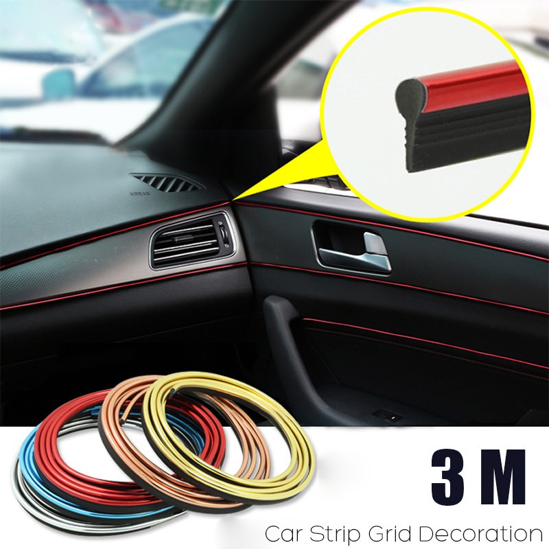 Car Trim Style Stickers Strip Decals Interior Wire Sticker Exterior