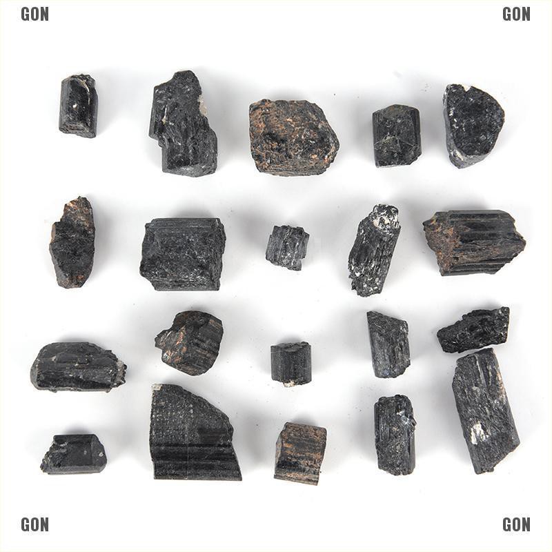 Raw Black Tourmaline Mineral Specimen Gemstone Reiki Chakra Crystal 50-60G 