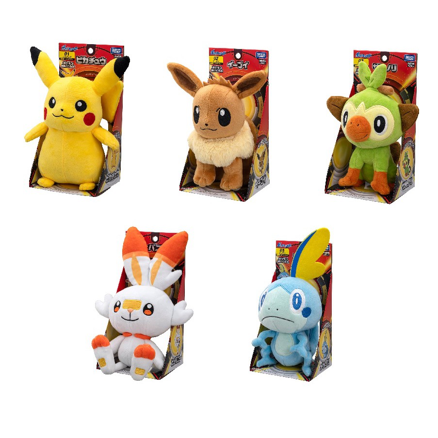 pikachu eevee plush