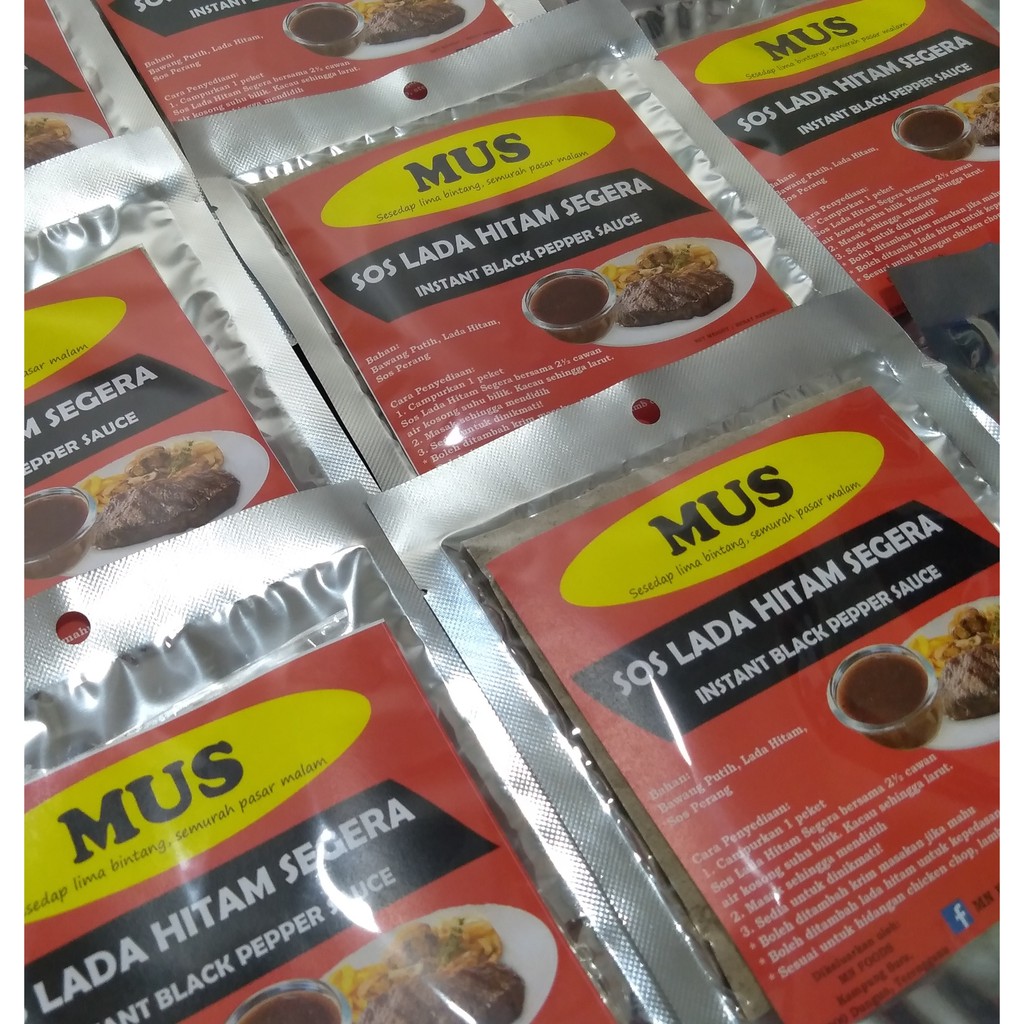 Sos Lada Hitam Segera Instant Black Pepper Sauce Shopee Singapore