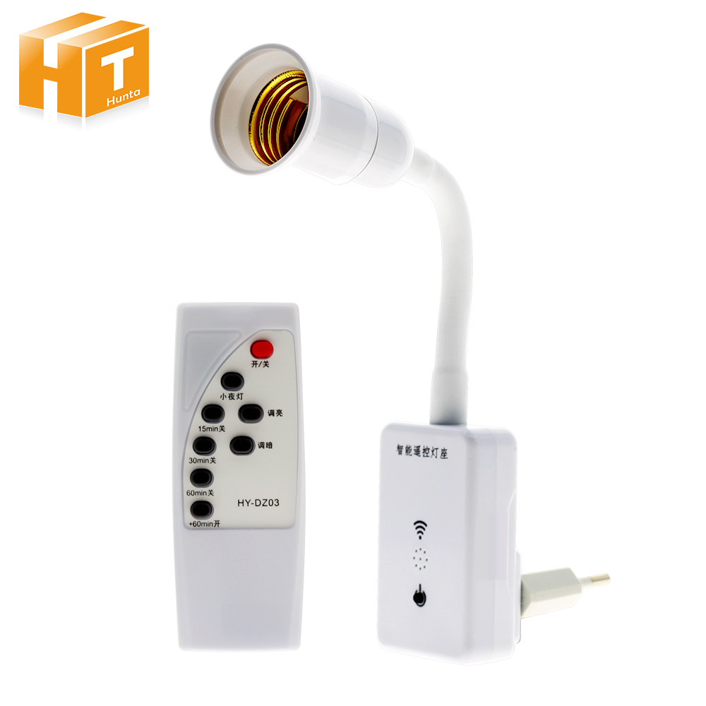 27 Socket Wireless Remote Control Lamp Holder Time Dimmer LED Bulbs