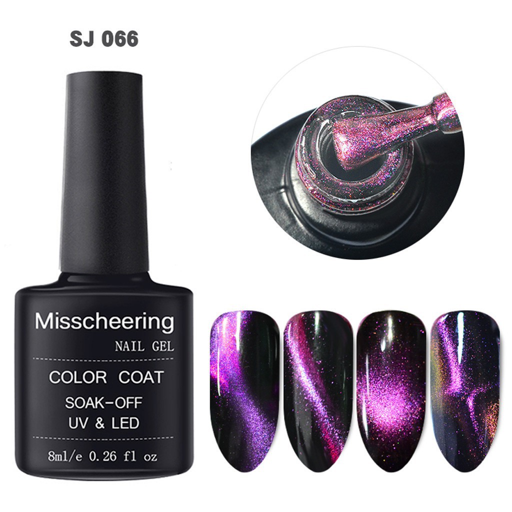 Shiny Polish 5d Nail Gel Magnet Magic Cat Eye Gel Nail Art Soak Off Uv Led Gel Shopee Singapore