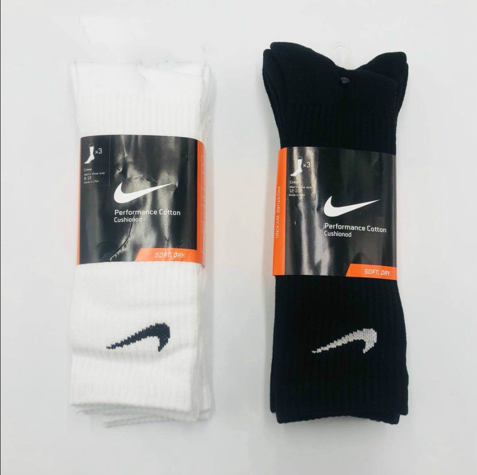 nike soft dry socks