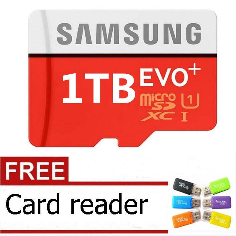 SAMSUNG Micro SD Card 1TB / 1024GB EVO PLUS up to 120MB / s UHS-I U3 Class 10 TF Card Mobile ...