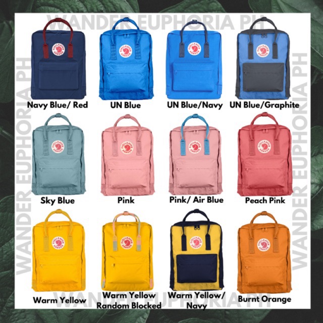 fjallraven all colors