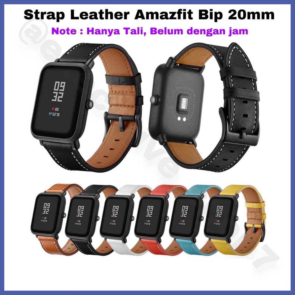 amazfit bip watch strap size