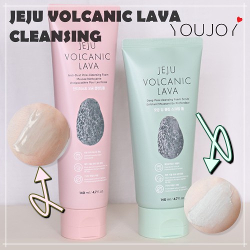jeju volcanic lava anti dust pore cleansing foam